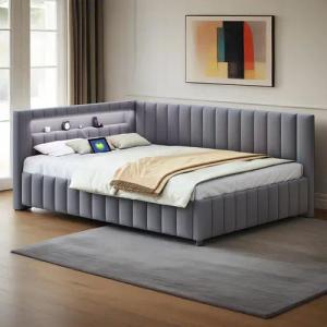 MODFU Polsterbett Kinderbett (140x200 cm mit