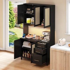 BlingBin Hochschrank Küchenanrichte (1-St., Küchen-Sideboard aus