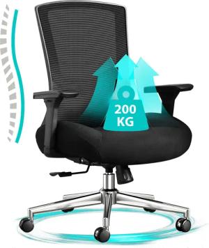 SeedWave Bürostuhl Schreibtischstuhl 200 kg mit