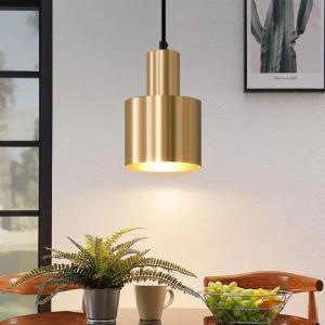 ZMH Pendelleuchte Esszimmer 1 Flammig Gold