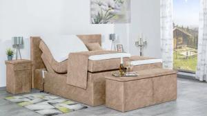 Meisterbetten Boxspringbett Nado (mit Motor, 7-Zonen