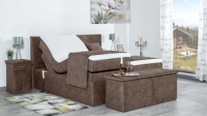Meisterbetten Boxspringbett Nado (mit Motor, 7-Zonen
