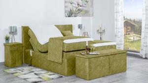 Meisterbetten Boxspringbett Nado (mit Motor, 7-Zonen