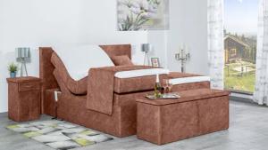 Meisterbetten Boxspringbett Nado (mit Motor, 7-Zonen