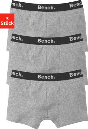 Bench. Boxer "Boxershorts für Jungen", (Packung, 3 St.), mit Logo-Webbund