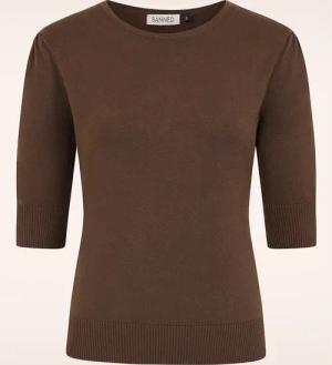 Kim Strickpullover in Braun