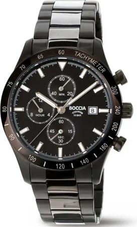 Boccia 3739-02 Herrenuhr Titanium Chronograph 40mm 10ATM
