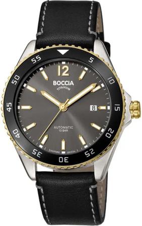 Boccia 3653-03 Herrenuhr Automatik Titanium 43mm 10ATM
