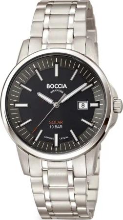 Boccia 3643-04 Herrenuhr Solar Titanium 39mm 10ATM