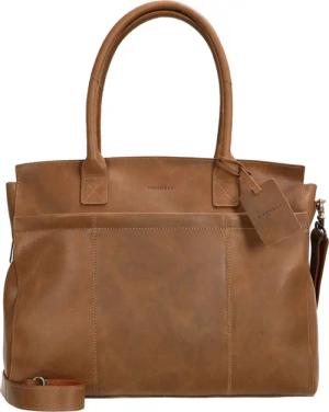 Burkely Fundamentals Vintage Doris - Schultertasche 15.6'' 39 cm (cognac)