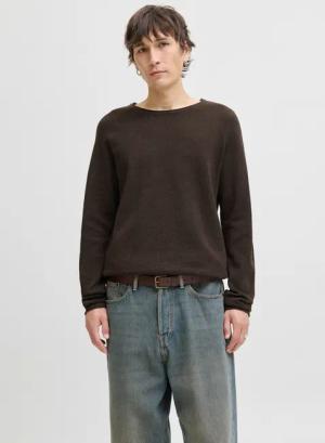Jack & Jones Rundhalspullover JJEHILL KNIT