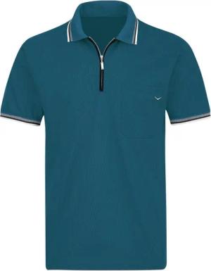 Trigema Poloshirt TRIGEMA Poloshirt mit Reißverschluss