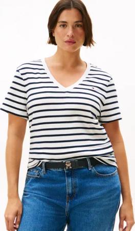 Tommy Hilfiger Curve V-Shirt CRV SLIM