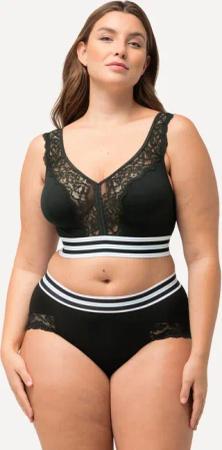 Ulla Popken Bügelloser BH Minimizer-Bralette Spitze