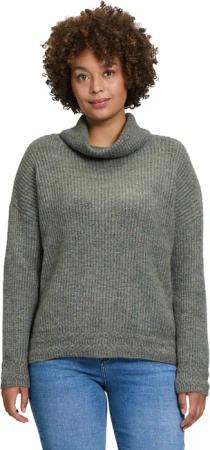 Cartoon Strickpullover "Cartoon Damen Basic-Pullover mit Turtle Neck", (1 tlg.), Rippbündchen