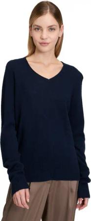 Betty Barclay Strickpullover "Betty Barclay Damen Kaschmir-Pullover mit V-Ausschnitt", (1 tlg.), Strick