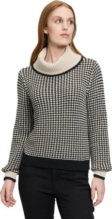 Betty&Co Strickpullover "Betty & Co Damen Strickpullover mit Kragen", (1 tlg.), Rippbündchen