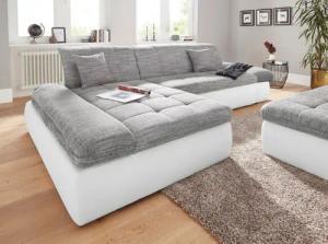 DOMO collection Ecksofa "Moric Luxus - B/T/H 300/172/80 cm, XXL-Format"
