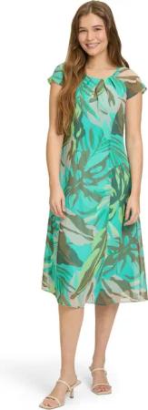 Betty Barclay Chiffonkleid "Betty Barclay Damen Sommerkleid Chiffonkleid figurbetont", Form