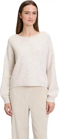 Cartoon Strickpullover "Cartoon Damen Basic-Pullover mit Rundhalsausschnitt", (1 tlg.), Rippbündchen