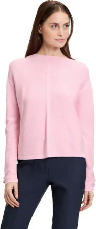 Betty Barclay Strickpullover "Betty Barclay Damen Feinstrickpullover mit Struktur", (1 tlg.), Knöpfe