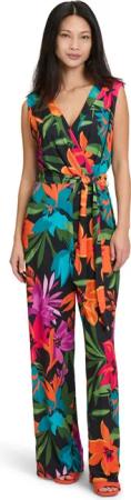 Vera Mont Overall "Vera Mont Damen Jumpsuit mit Bindegürtel", (1 tlg.), Druck