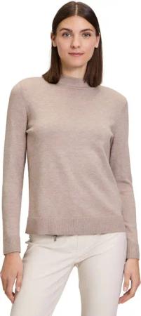 Betty Barclay Strickpullover "Betty Barclay Damen Basic-Strickpullover mit Stehkragen", (1 tlg.), Material