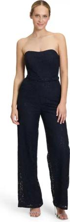 Vera Mont Overall "Vera Mont Damen Jumpsuit mit Spitze", (1 tlg.), Gürtel