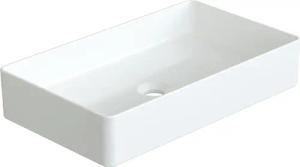 AQUABATOS Waschbecken Aufsatzwaschbecken mit/ohne Hahnloch rund