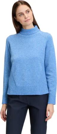 Betty Barclay Strickpullover "Betty Barclay Damen Feinstrickpullover mit Rippenstruktur", (1 tlg.), Strass