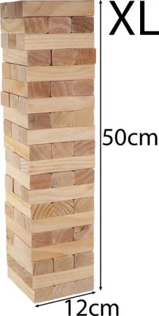 Alert Stapelspielzeug Holz Stapelturm XL Wackelturm