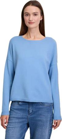 Cartoon Strickpullover "Cartoon Damen Strickpullover mit Rundhalsausschnitt", (1 tlg.), Color Blocking