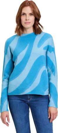 Betty&Co Strickpullover "Betty & Co Damen Strickpullover mit Jacquard", (1 tlg.), Jacquard