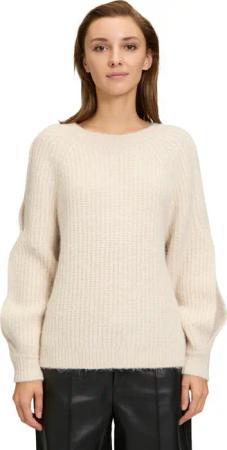 Cartoon Strickpullover "Cartoon Damen Strickpullover mit Rundhalsausschnitt", (1 tlg.), Cut-Outs