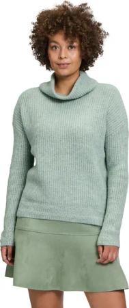 Cartoon Strickpullover "Cartoon Damen Basic-Pullover mit Turtle Neck", (1 tlg.), Rippbündchen