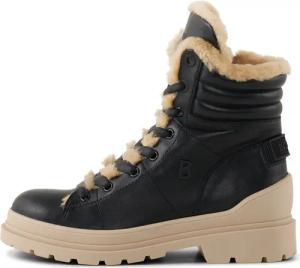 BOGNER Mid Boots St.Moritz mit Spikes für Damen - Schwarz/Beige - 36