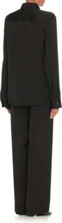 Jil Sander - Satin Shirt - Größe 40 - schwarz