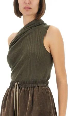 Rick Owens - "Athena" Knit Top - Größe M - green