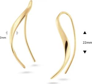 Jackie Gold Ohrringe - Beaulieu 585 Gold Ohrringe - Gr. unisize - in Gold - für Damen