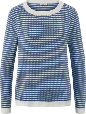 Tchibo - Gestreifter Feinstrickpullover - Damen - Gr. XL - weiß