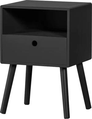 Tchibo - Woood Nachttisch »Ozzy« - 36x30x53cm - schwarz -