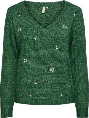 Tchibo - Grobstrick-Pullover - Damen - Gr. L - grün