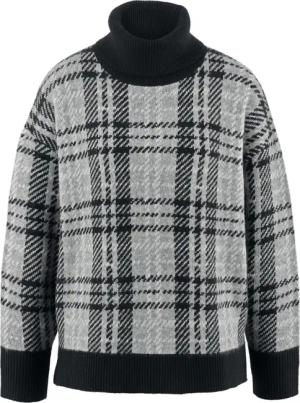 Tchibo - Strickpullover mit Rollkragen - Damen - Gr. S - weiß/jacquard