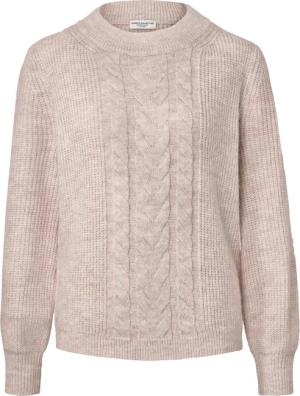 Tchibo - Grobstrickpullover mit Zopfmuster - Damen - Gr. XL - creme