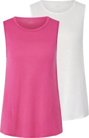 Tchibo - 2 Sport-Tops - Damen - Gr. XS - pink