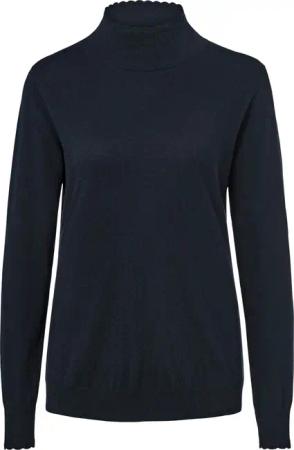 Tchibo - Strickpullover mit Stehkragen - Damen - Gr. M - dunkelblau