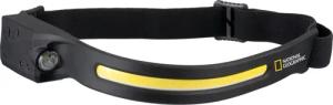 National Geographic Iluminos Stripe-Stirnlampe mit LED-Streifen - schwarz