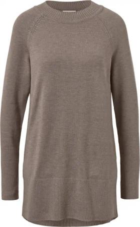 Tchibo - Langer Strickpullover - Damen - Gr. M - taupe