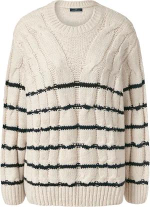 Tchibo - Gestreifter Strickpullover - Damen - Gr. L - weiß/gestreift
