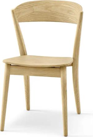 Tchibo - Holzstuhl - 48,5x55,5x78cm - braun - Eschen-Massivholz / Holz
